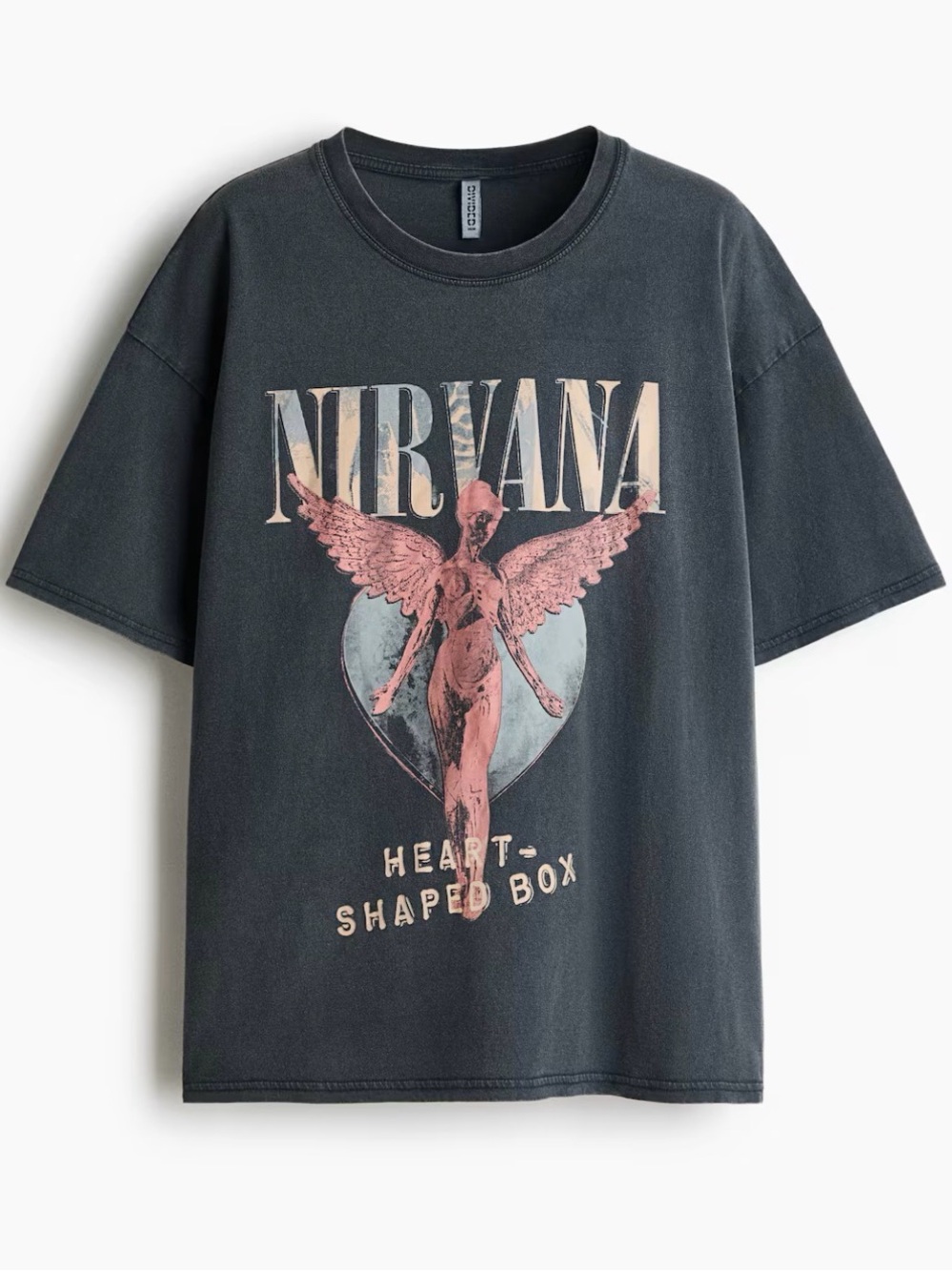 H&M Oversized Nirvana Shirt